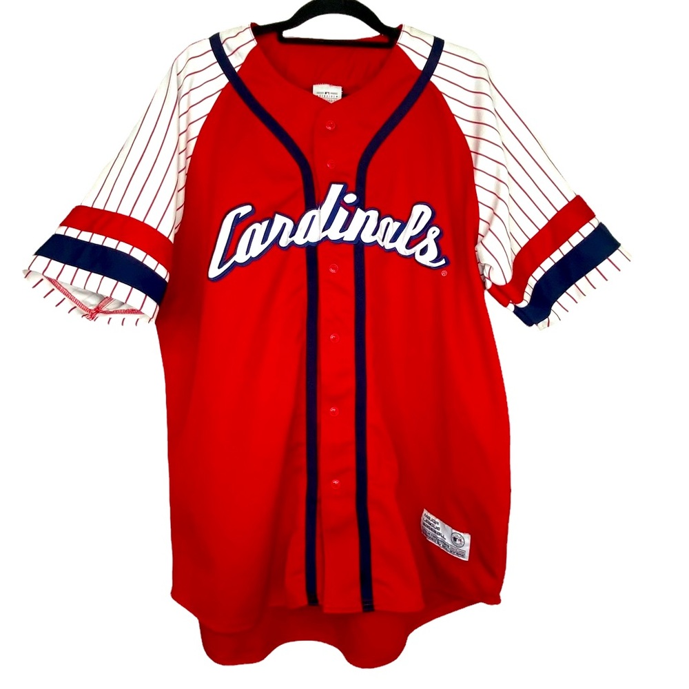 Official Major League Baseball MLB Cardinals Jersey by True Fan Size Large 42-44 - Picture 1 of 12